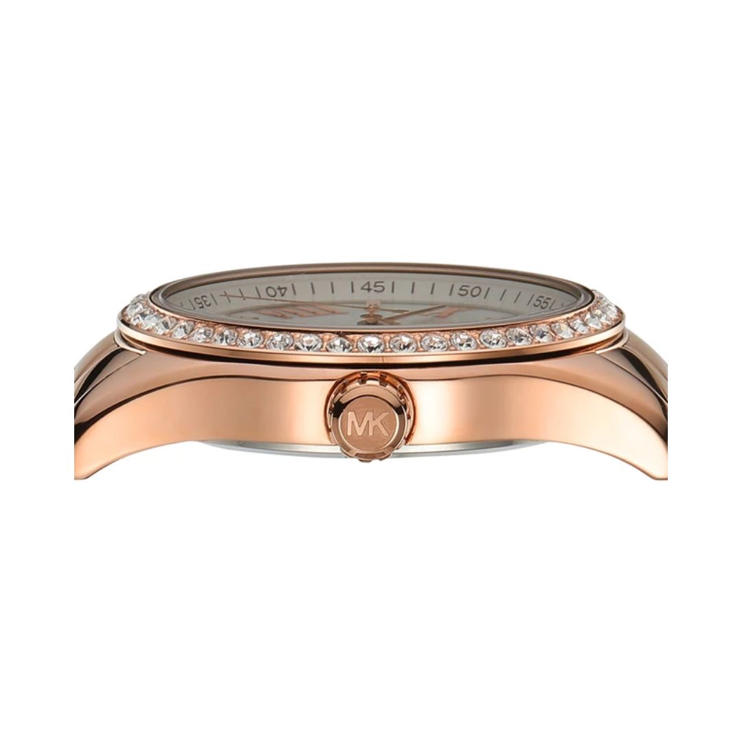 Michael Kors Lexington Analog Watch for Women With Bracelet & Earrings MK1088SET - KRISHNA WATCH COMPANY