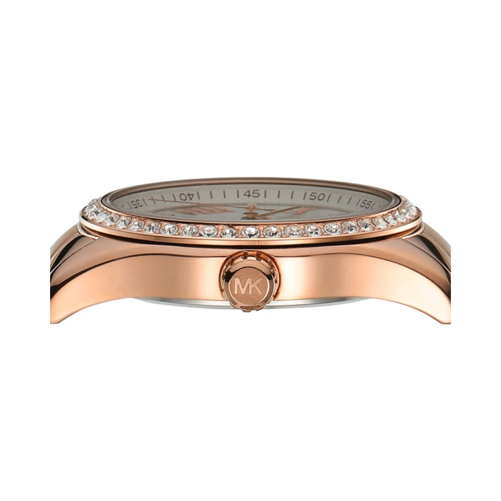 Michael Kors Lexington Analog Watch for Women With Bracelet & Earrings MK1088SET - KRISHNA WATCH COMPANY