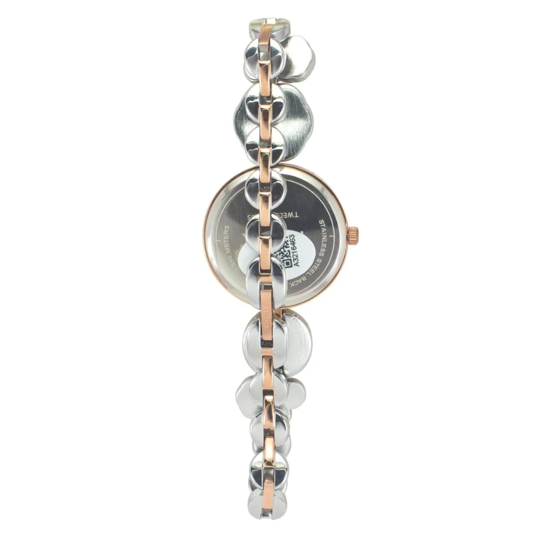 Timex Fria Women's Silver Dial Round Case 3 Hands Function Watch TWEL17002 - KRISHNA WATCH COMPANY