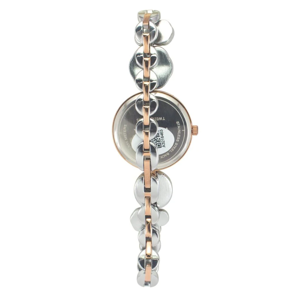 Timex Fria Women's Silver Dial Round Case 3 Hands Function Watch TWEL17002 - KRISHNA WATCH COMPANY