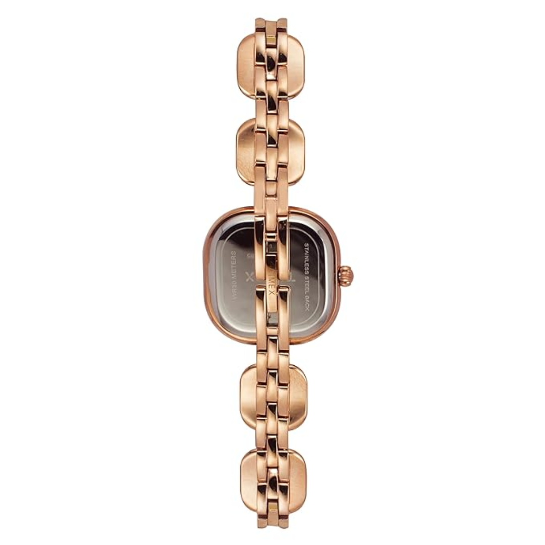 Timex Women Mother of Pearl Cushion Analog Dial Watch- TWEL17105 - KRISHNA WATCH COMPANY