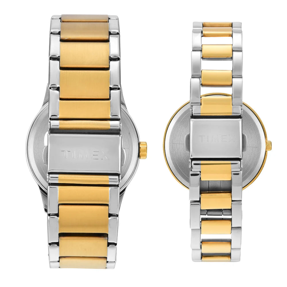 Timex Pairs White Round Multifunction Dial Watch- TW00PR312 - KRISHNA WATCH COMPANY