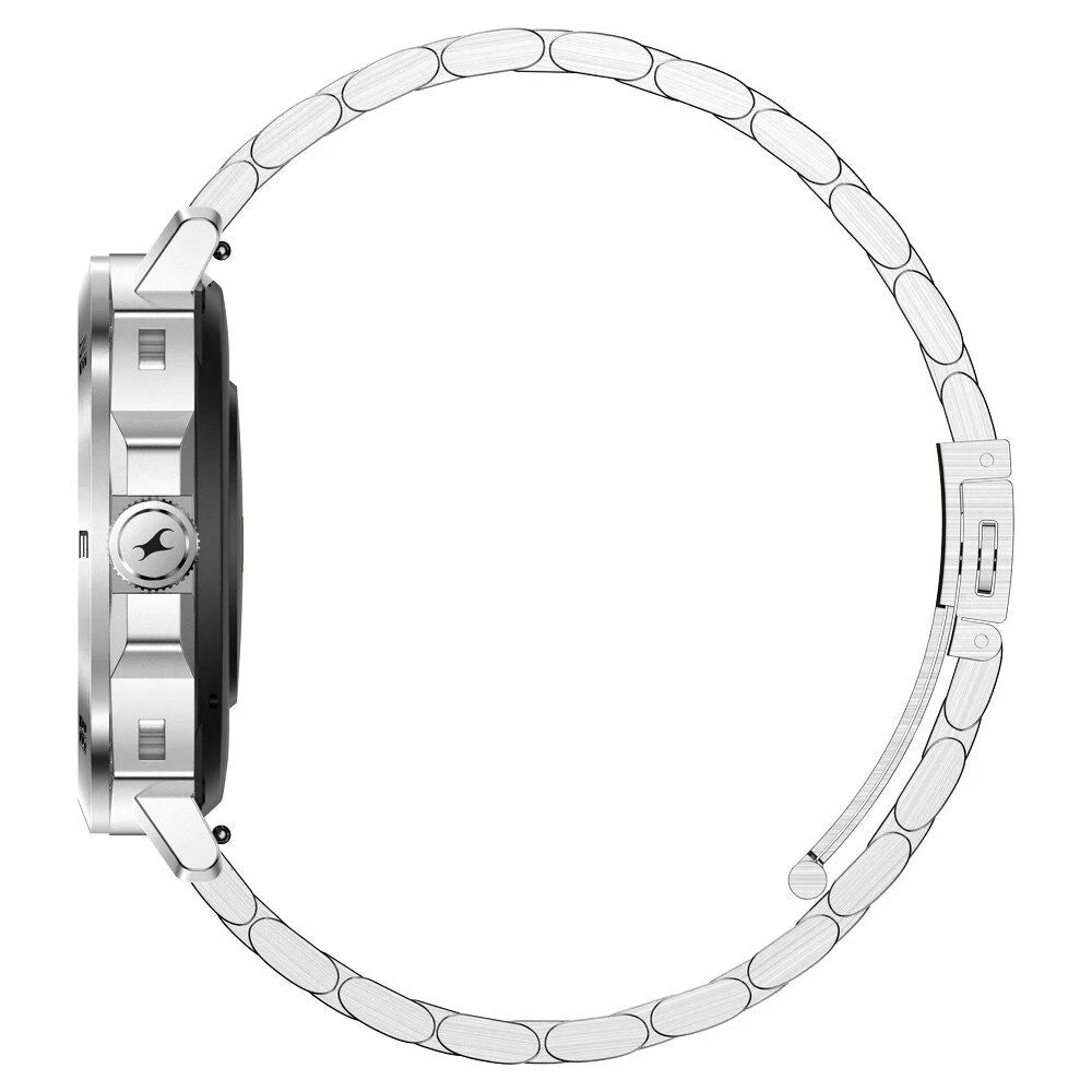 Fastrack Radiant FX3 with 3.63 CM AMOLED Display with Functional Crown,SingleSync BT Calling,AI Voice Assistant 38124sm01 - KRISHNA WATCH COMPANY