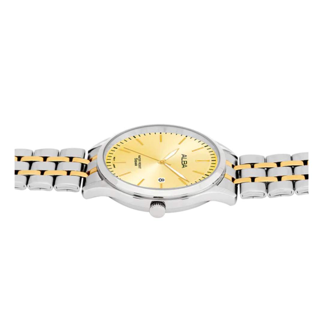 Alba Light Gold Dial Watch AS9S10X1 - KRISHNA WATCH COMPANY