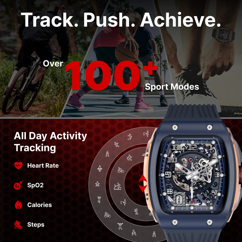 Timex Smart Coregen 1.76" (4.47 cm) Display with Functional Crown and BT Calling Smartwatch For Unisex - TWTXW901T - KRISHNA WATCH COMPANY