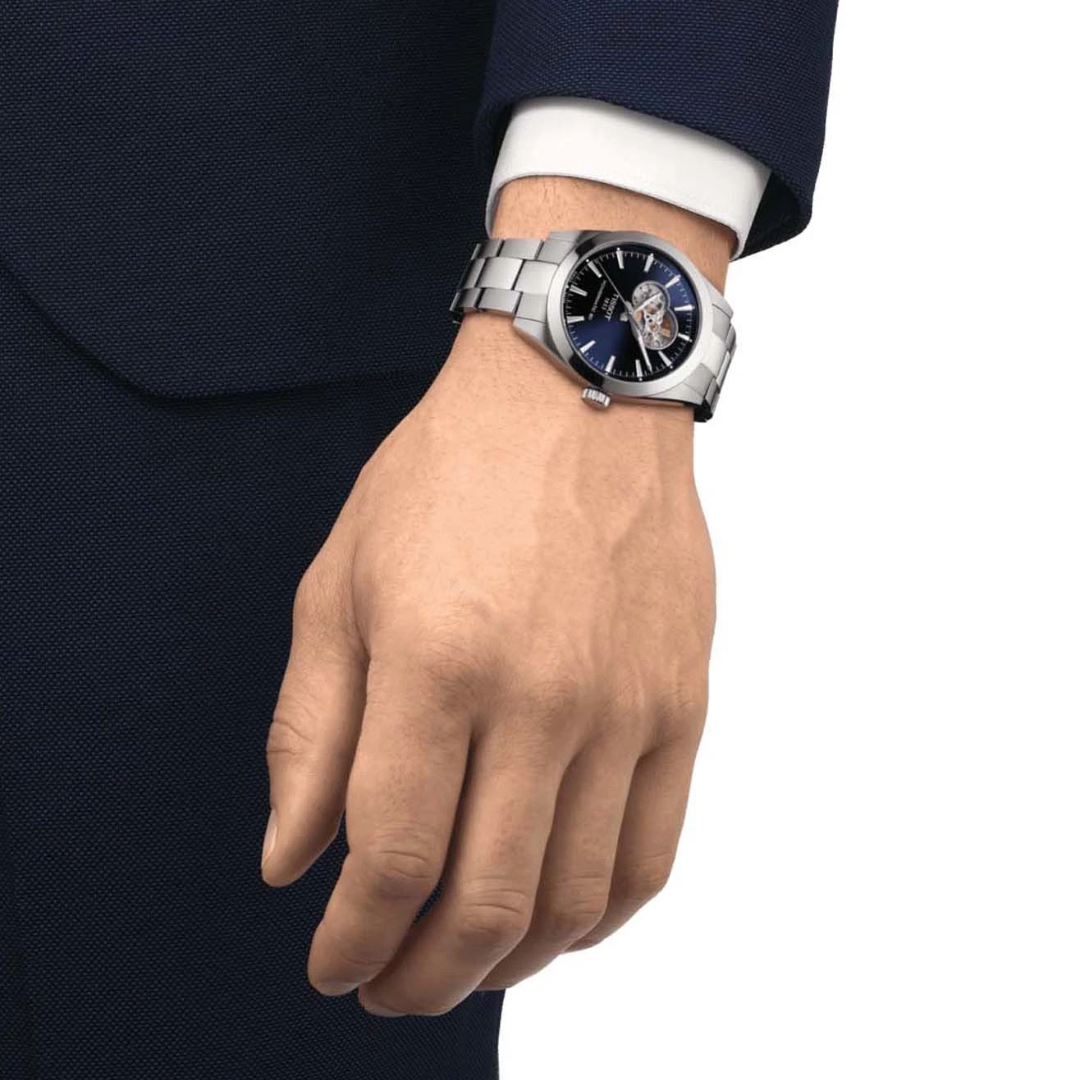 Tissot Gentleman Powermatic 80 Open Heart - T1274071104101 - KRISHNA WATCH COMPANY