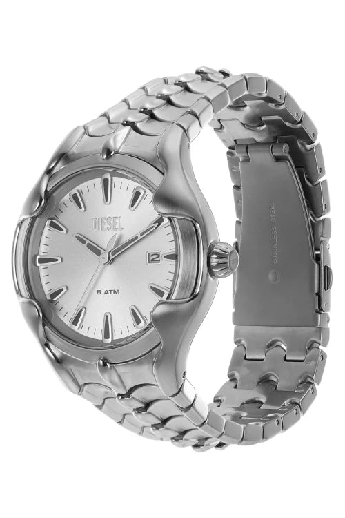 DIESEL METAMORPH VERT SILVER WATCH DZ2185 - KRISHNA WATCH COMPANY