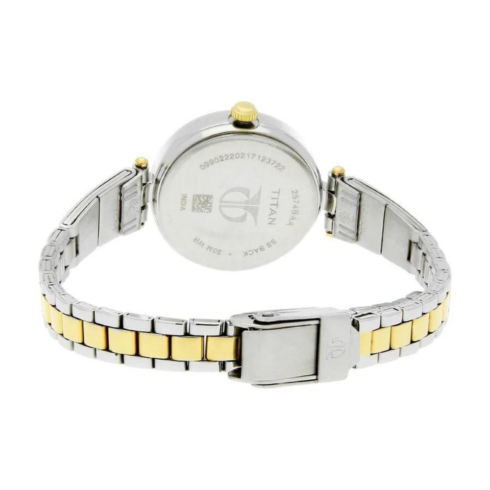 Titan Karishma Silver Dial Women Watch - 2574BM01 - KRISHNA WATCH COMPANY