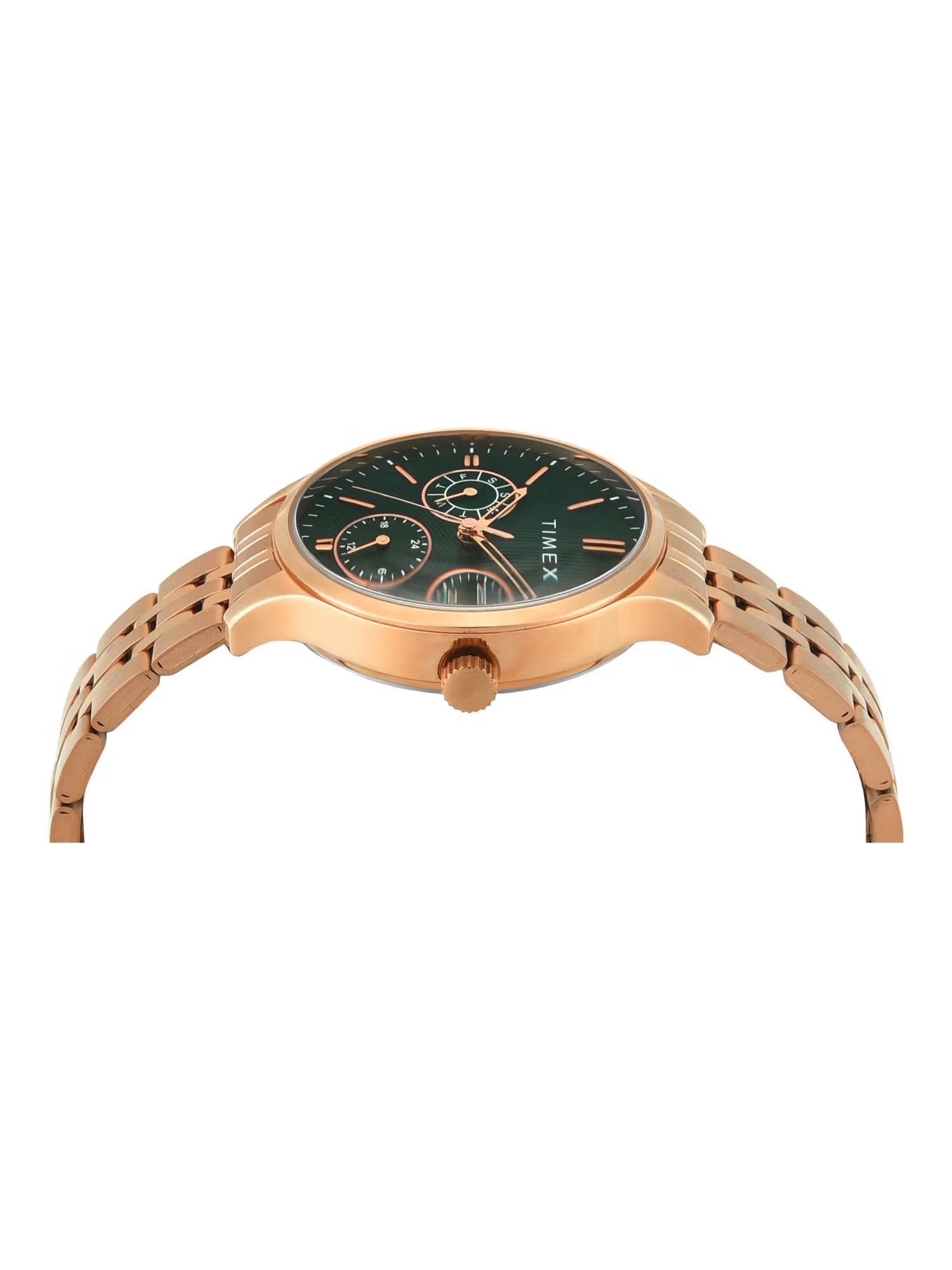 TIMEX Trendline Green Round Dial Analog Women's Watch - TWEL14836 - KRISHNA WATCH COMPANY