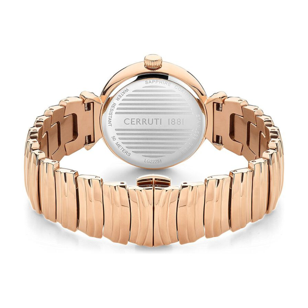 Cerruti 1881 Quartz Analog Mother of Pearl Dial Stainless Steel Strap Watch for Women CECIWLG2225103W - KRISHNA WATCH COMPANY