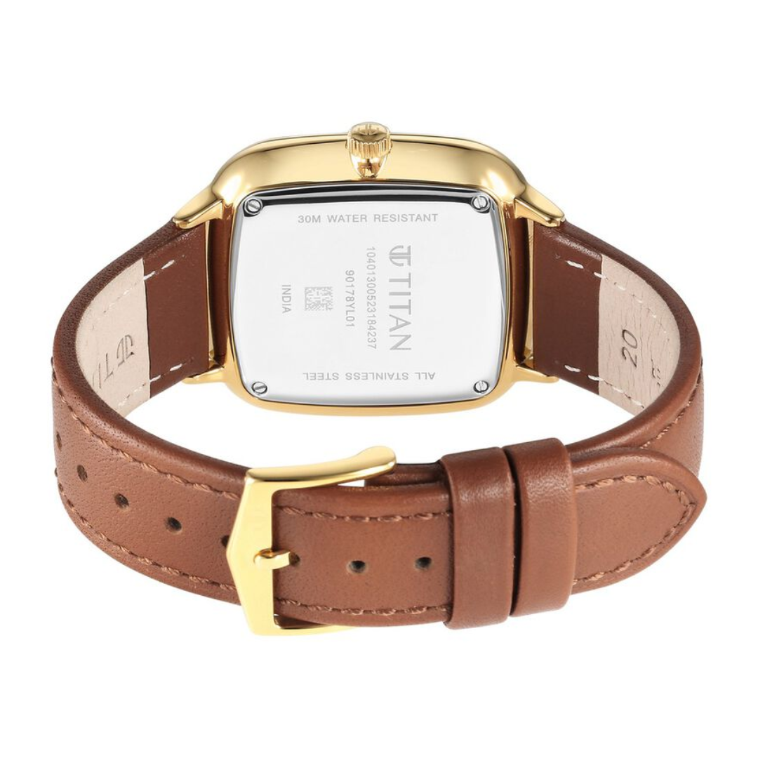 Titan Avant Garde Anthracite Dial Quartz watch for Men - 90178YL01 - KRISHNA WATCH COMPANY