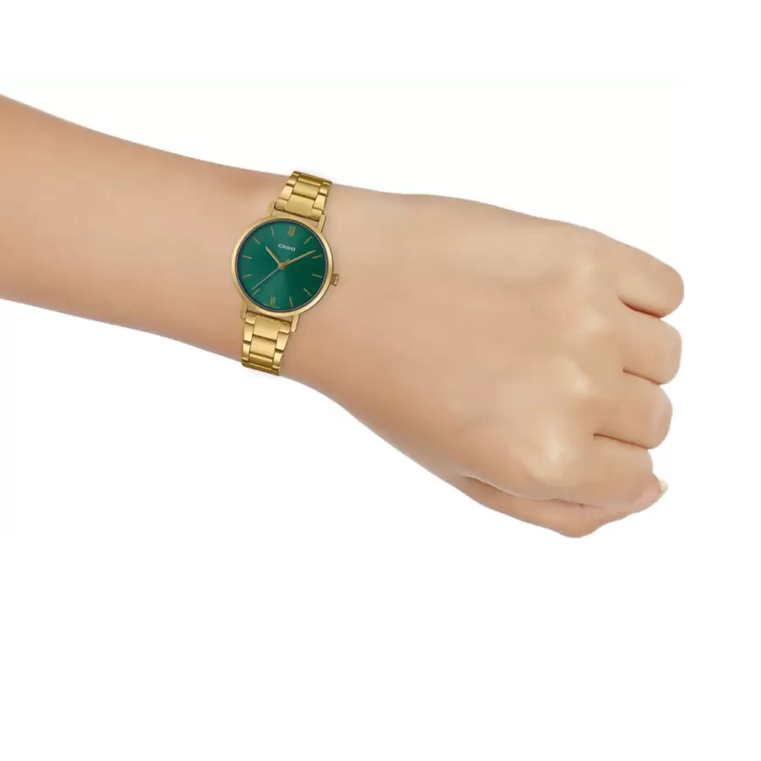 CASIO ENTICER LADIES LTP-VT02G-3AUDF - A1999 - KRISHNA WATCH COMPANY