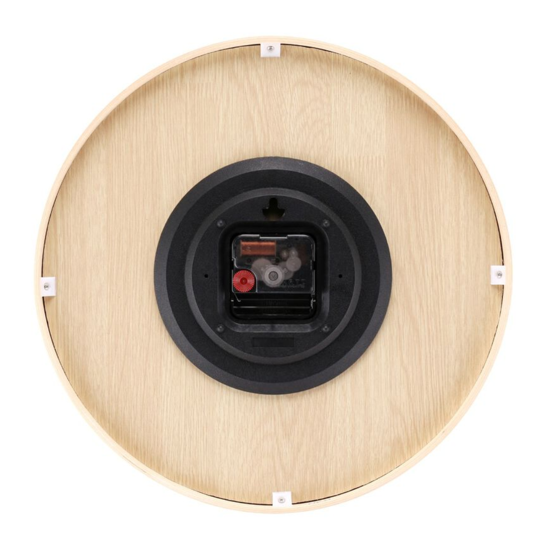 Titan Wooden Wall Clock with Dark Brown Dial - W0023WA02A