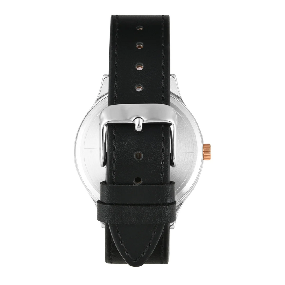 Timex Men Analog Silver Round Brass Dial Watch- TWEG18427 - KRISHNA WATCH COMPANY