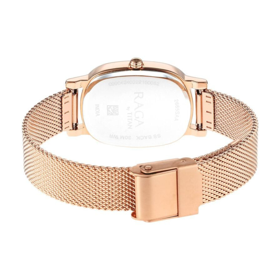 Titan Raga Viva Brown Dial Analog Watch for Women - 2665WM01 - KRISHNA WATCH COMPANY