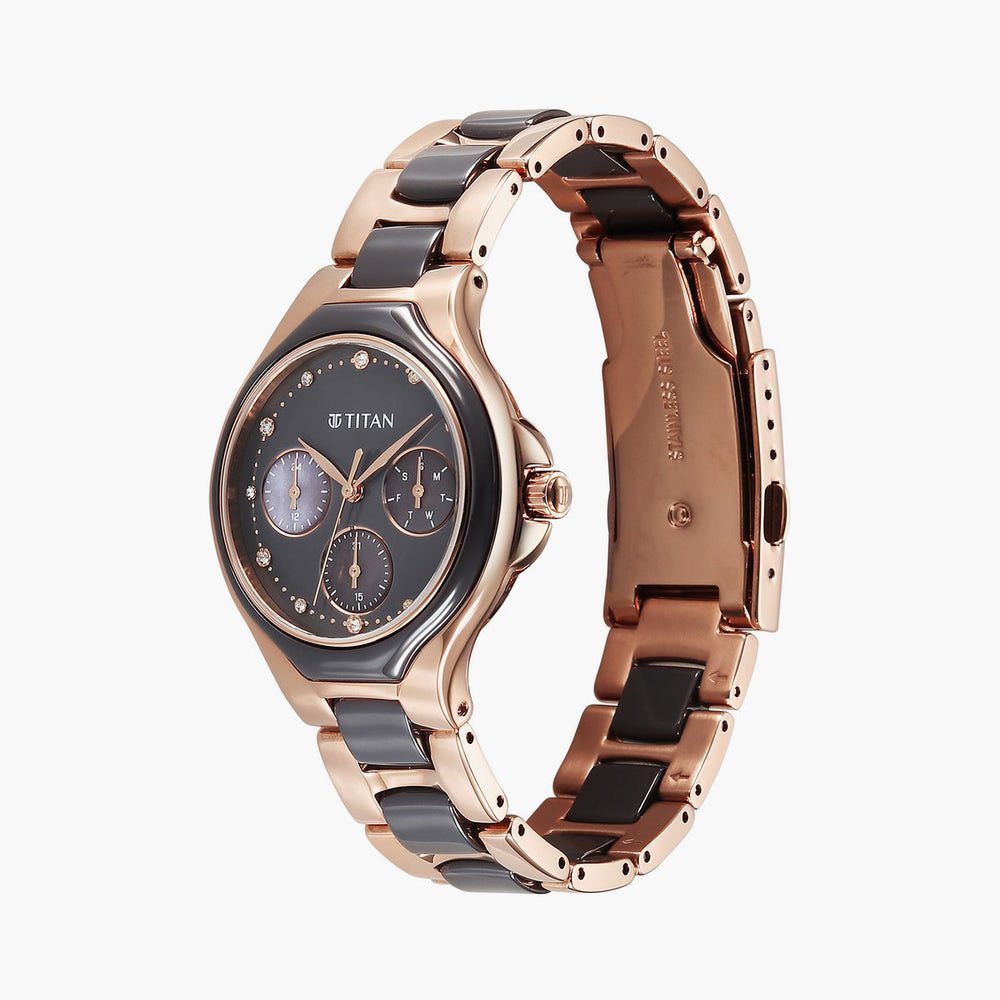 Titan Glamour Watch For Women - 95325KD02 - KRISHNA WATCH COMPANY