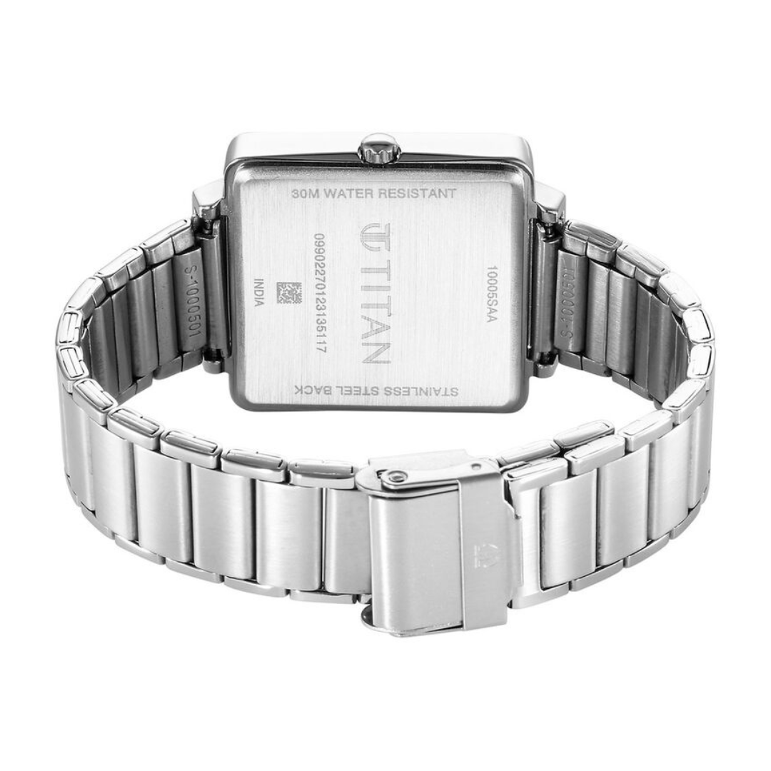 Titan Karishma Blue Dial Watch for Men 10005SM01 - KRISHNA WATCH COMPANY