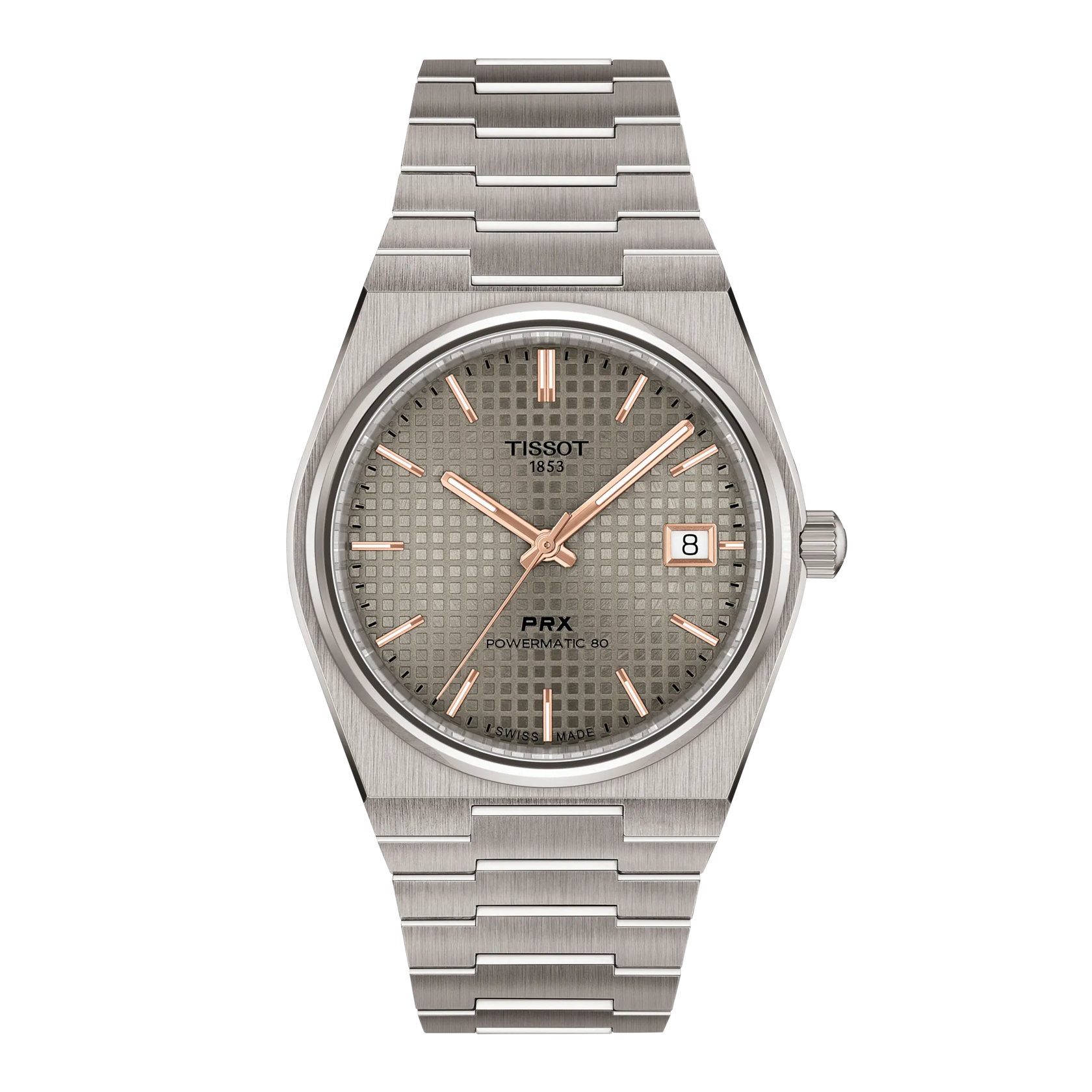 Tissot PRX Titanium Powermatic 80 Automatic Men's Watch T1378074406100 - KRISHNA WATCH COMPANY