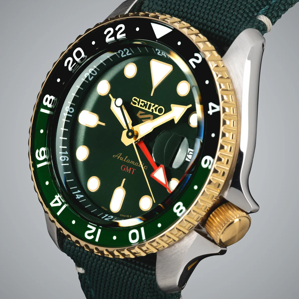 Seiko 5 Sports Forest Green Sunrise - India Limited Edition - SSK050K1 - KRISHNA WATCH COMPANY