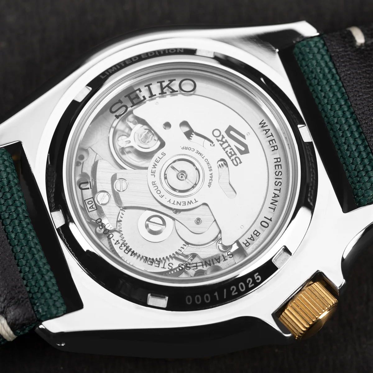 Seiko 5 Sports Forest Green Sunrise - India Limited Edition - SSK050K1 - KRISHNA WATCH COMPANY