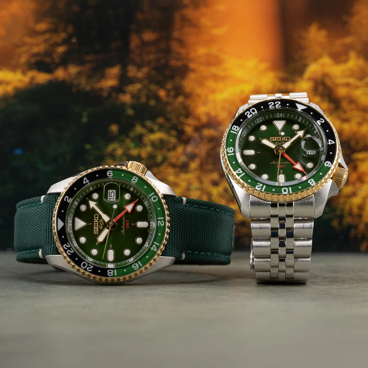 Seiko 5 Sports Forest Green Sunrise - India Limited Edition - SSK050K1 - KRISHNA WATCH COMPANY
