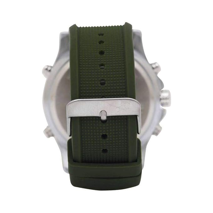 Fastrack Quartz Analog Digital Grey Dial Silicone Strap Watch for Guys - KRISHNA WATCH COMPANY