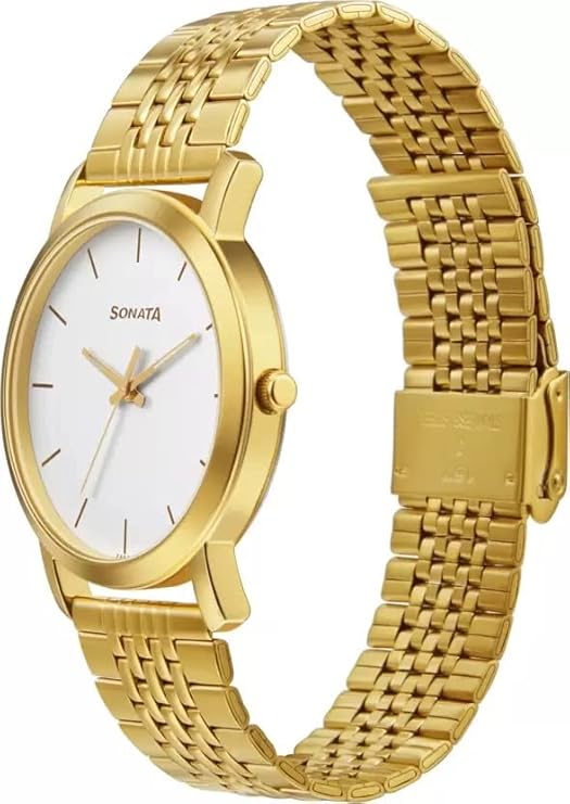 Sonata Essentials Analog Watch for Men 99701YM01 - KRISHNA WATCH COMPANY