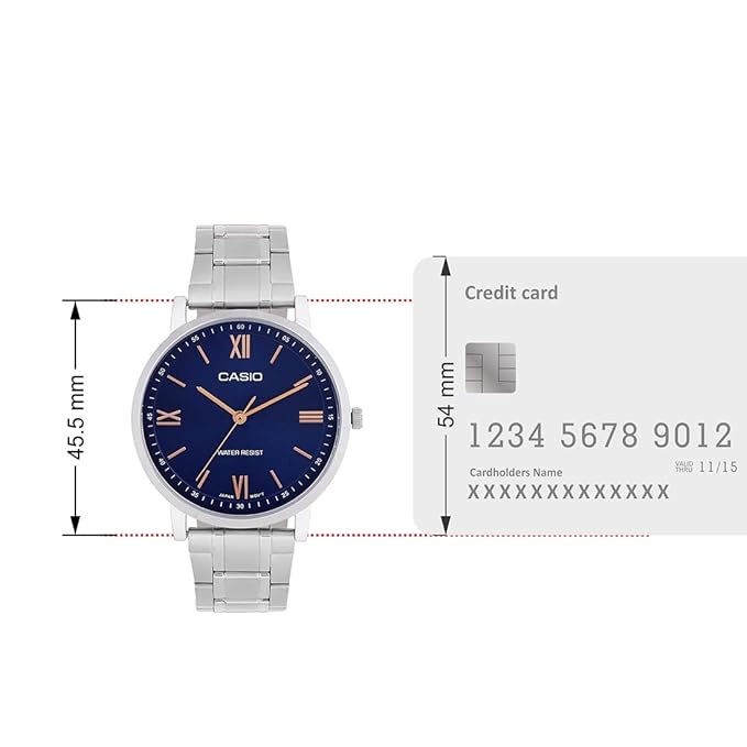 CASIO Analog Watch for Men ENTICER MTP-SN1D-2A(A2154) - KRISHNA WATCH COMPANY