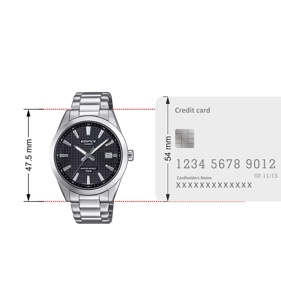 Casio Edifice EVF-160D-1AVUDF - ED683 - KRISHNA WATCH COMPANY