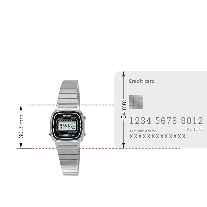 CASIO VINTAGE COLLECTION LA670WA-1DF - D089 - KRISHNA WATCH COMPANY