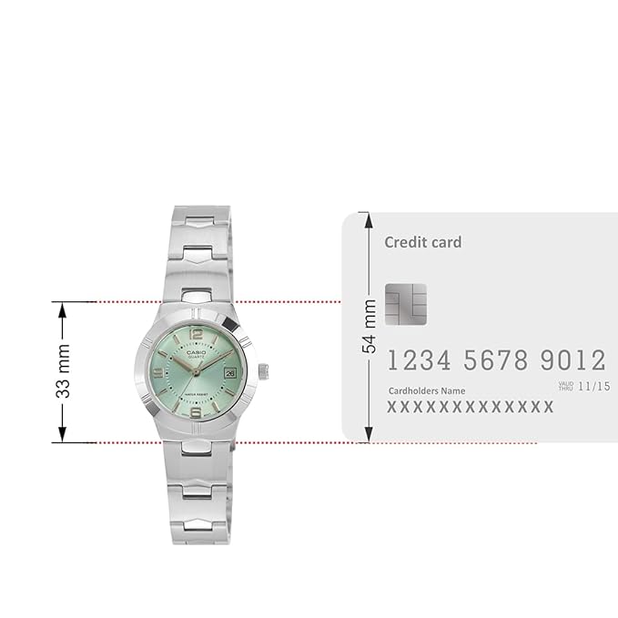 CASIO ENTICER LADIES LTP-1241D-3ADF - A2274 - KRISHNA WATCH COMPANY