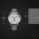 Titan Light leathers Multifunction Watch For Men - 90200SL01