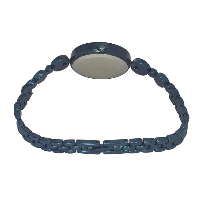 Timex Fria Women Blue Round Dial Analog Watch - TWEL18205 - KRISHNA WATCH COMPANY
