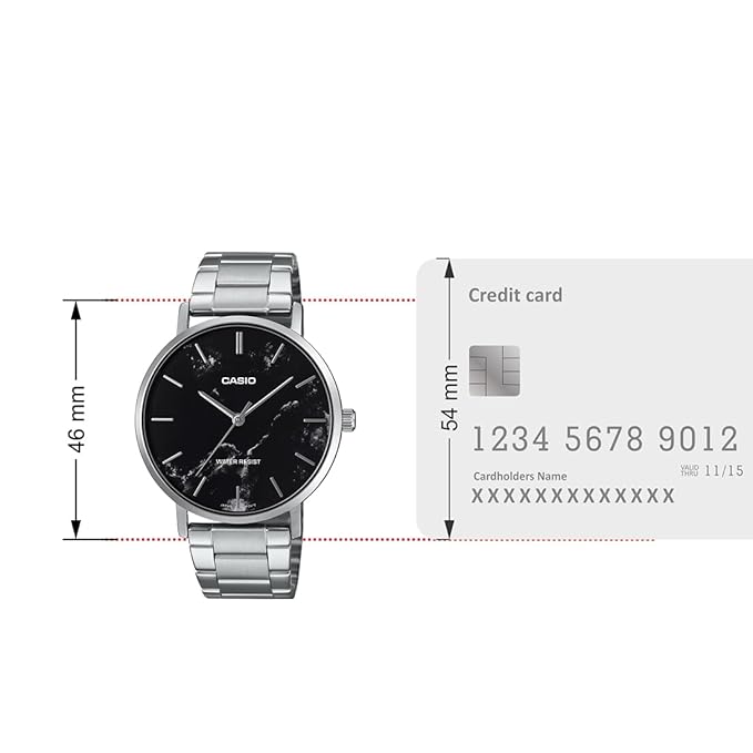 Casio ENTICER MEN MTP-VT01DM-1AUDF - A2349 - KRISHNA WATCH COMPANY
