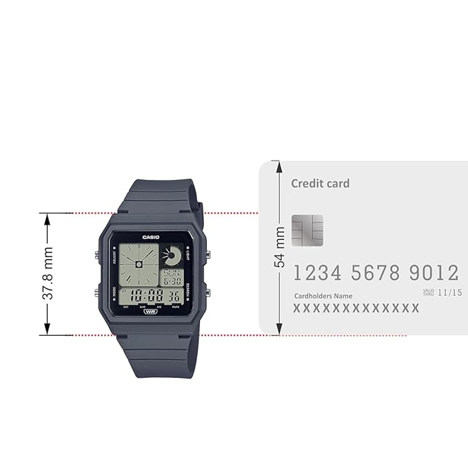 Casio Water Resistance Unisex Watch YOUTH LF-20W-8A2DF - D314 - KRISHNA WATCH COMPANY