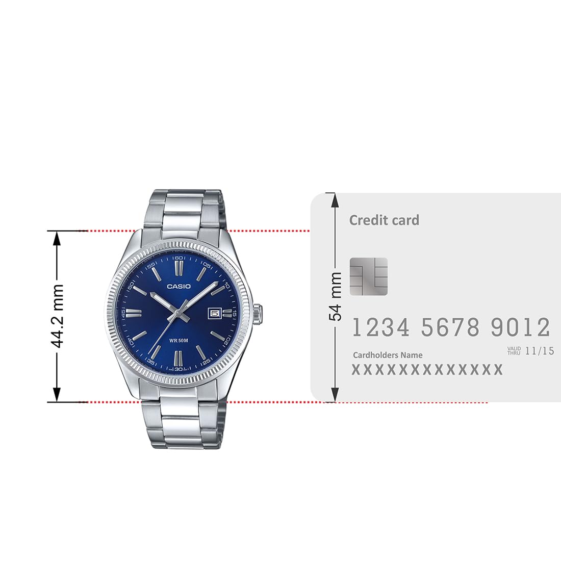 CASIO ENTICER MEN MTP-1302PD-2AVEF - A2227 - KRISHNA WATCH COMPANY