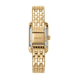 DKNY Gold Color Rectangular Dial Women's Watch - DK1L117M0035