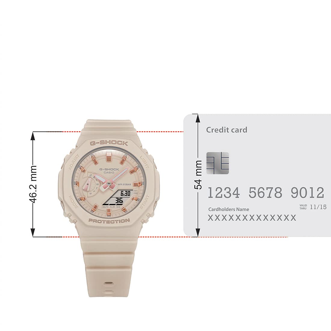 Casio G-SHOCK GMA-S2100-4ADR - G1109 - KRISHNA WATCH COMPANY