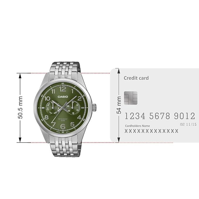Casio Enticer Analog Watch for Men MTP-E340D-3AVDF (A2332) - KRISHNA WATCH COMPANY