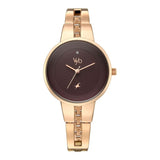 Fastrack Vyb Halo Quartz Analog 3 Hands Watch for Girls FV60035WM02W