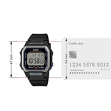 Casio Digital Unisex Watch W-738H-1AVDF - D441