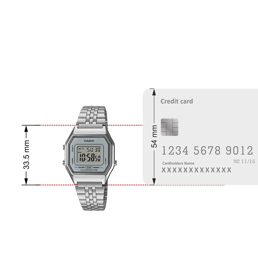 Casio Vintage LA680WA-7DF - D409 - KRISHNA WATCH COMPANY