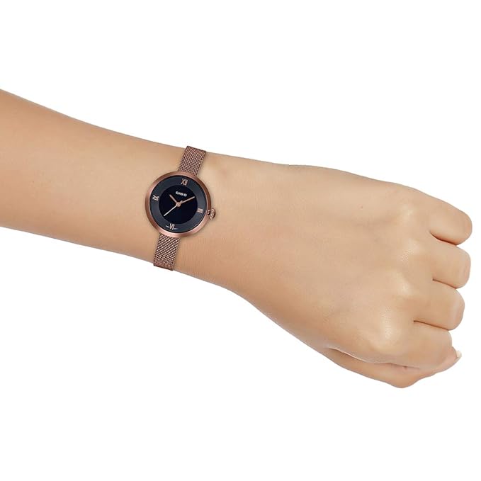 CASIO Rose Gold Analog - Women's Watch LTPE154MR-1ADF - A1853 - KRISHNA WATCH COMPANY