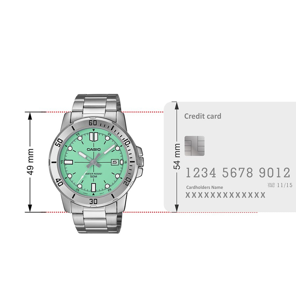 Casio ENTICER MEN MTP-VD01D-3E1VUDF - A2336 - KRISHNA WATCH COMPANY