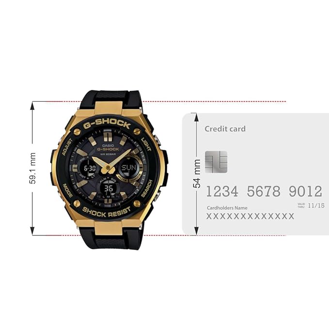 Casio Analog Dgital G-SHOCK GST-S100G-1ADR - G608 - KRISHNA WATCH COMPANY