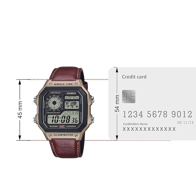 Casio ROYALE Youth - AE1200WHL-5AVDF - D383 - KRISHNA WATCH COMPANY