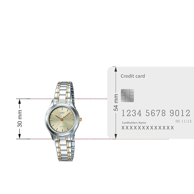 CASIO ENTICER LADIES LTP-1275SG-9ADF - A2277 - KRISHNA WATCH COMPANY