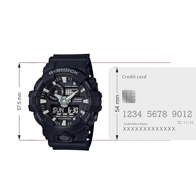 Casio G-Shock GA-700-1BDR - G715 - KRISHNA WATCH COMPANY