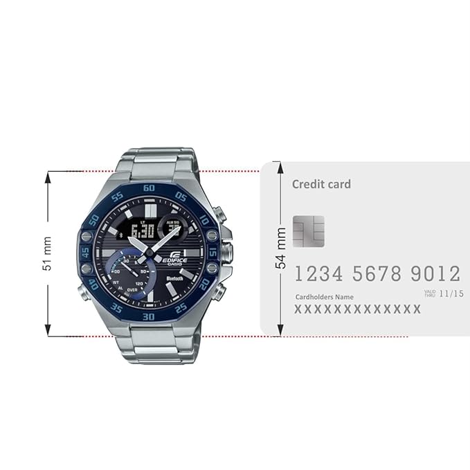 Casio Edifice Bluetooth Connect Watch for Men ECB-10DB-1BDF - ED524 - KRISHNA WATCH COMPANY
