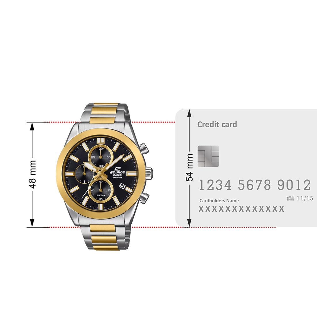 Casio Edifice EFB-710SG-1AVUDF - ED667 - KRISHNA WATCH COMPANY